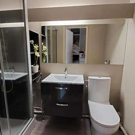 T2, Jardin, Véranda Chambre, Climatisation, Parking Privatif, Proche à Pied Centre, Plage, Gare, Pour 3 Adultes Ou 2 Adultes Avec 2 Enfants